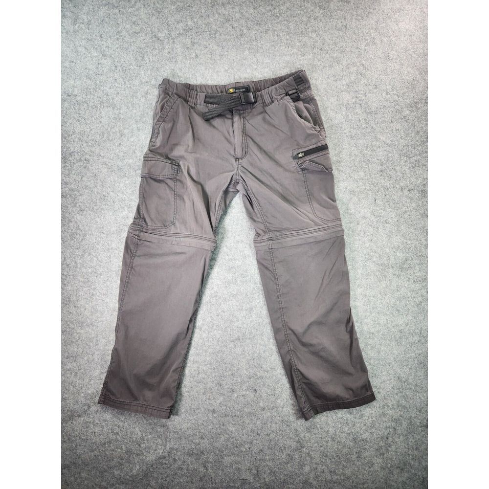 BC Clothing Pants Mens Medium Lx30 Convertible‎ Cargo Hiking Belted Utility